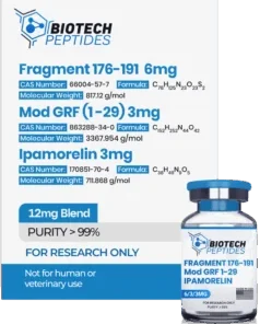 Fragment 176-191 & Mod GRF 1-29 & Ipamorelin Blend (12mg)