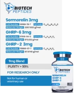 Sermorelin & GHRP-6 & GHRP-2 Blend (9mg)